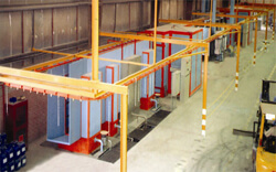 Conveyorised Liquid Coating Plant Automation Grade