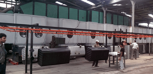 Fully Automatic Powder Coating Plant for 6m long Insulated Sandwich Panels