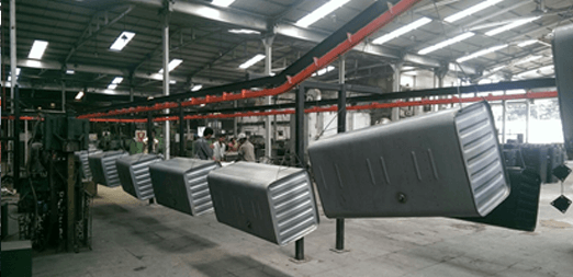 Fully Automatic Powder Coating Plant for 6m long Insulated Sandwich Panels