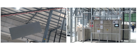 Fully Automatic Powder Coating Plant for 6m long Insulated Sandwich Panels