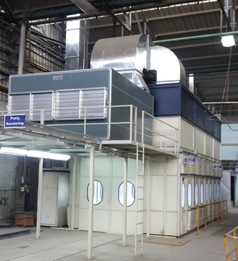 Fully Automatic Powder Coating Plant for 6m long Insulated Sandwich Panels
