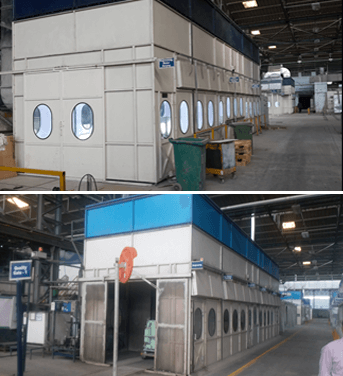 Fully Automatic Powder Coating Plant for 6m long Insulated Sandwich Panels